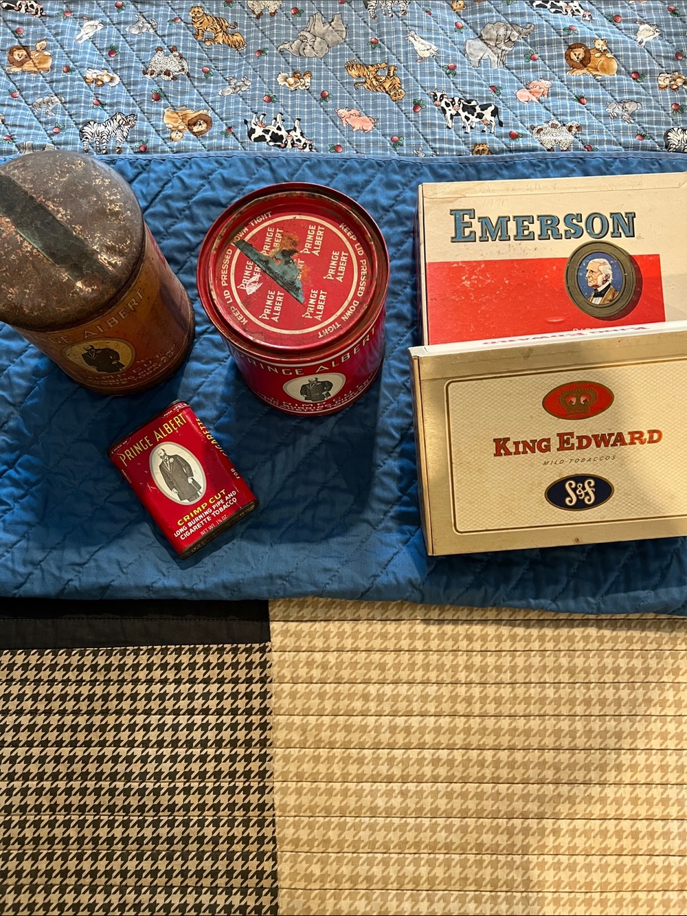 Red Vintage Tin - Classic Home Accent